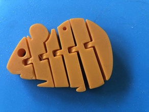 flexi hamster toys & games 3d print model - Mito3D