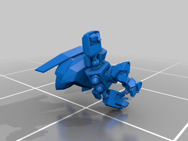 mecha corvo briga de estrelas jogos 3D print model - Mito3D