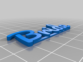 bride name plate sculptures customized 3d print model - Mito3D