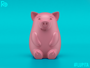 lupita piggy bank challenge toys & games 3d print model - Mito3D