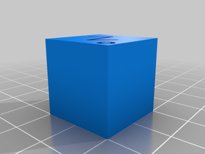 cubo de prueba 20x20 mm La impresión en 3d las pruebas 3d print model - Mito3D