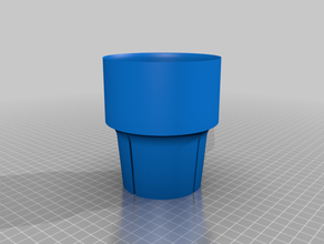 hydro flask cup holder adapter automotive 3d print model - Mito3D