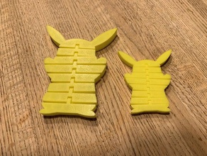 pikachu pokemon flexi jeux 3d print model - Mito3D