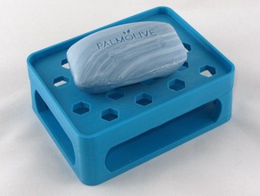 porte-savon Imprimante 3d accessoires la salle de bains le savon soapdish porte 3d print model - Mito3D