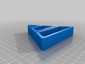 modular planters shelves 3d printing decor geometric planter triangle 3d print model - Mito3D