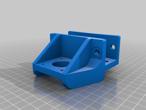 hypercube z motor mount lead nut bracket 3d printer parts evolution 3d print model - Mito3D