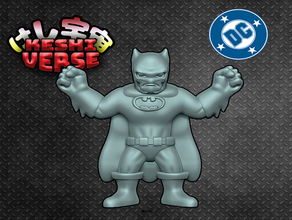 keshiverse - batman toy & game accessories batarang dark dccomics fig figure keshi knight mini minifig minifigs 3d print model - Mito3D