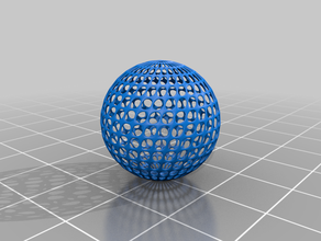fresco di pallone sculture palla filo wireframe 3d print model - Mito3D
