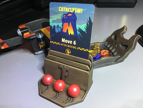 palla di fuoco isola cataclisma tracker giochi boardgames da tavolo 3d print model - Mito3D
