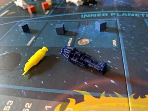 expanse board game - truman piece toy & accessories boardgame sci-fi spaceship syfy 3d print model - Mito3D