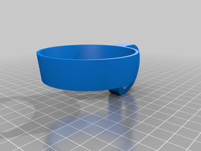 tasse jetable poignée ménage de le titulaire papier gobelet en plastique 3d print model - Mito3D