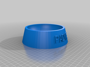 padme bowl pets customized 3d print model - Mito3D