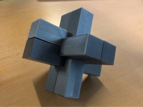 zimmermannsknoten carpenters knot puzzles 3d puzzle 3d print model - Mito3D