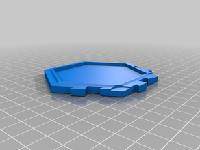 catan interlocking tile base no hay imanes sólida juegos 3d print model - Mito3D