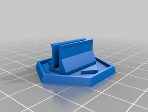 base esagonale battletech boxed gioco posti in piedi giochi miniatura di 3d print model - Mito3D