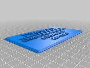 circus label office customized 3d print model - Mito3D