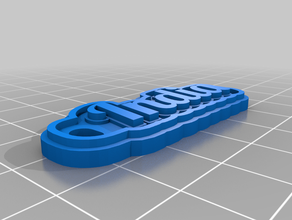 india key keychains customized 3d print model - Mito3D