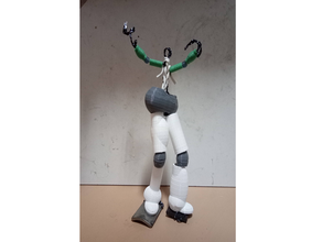 basic template ball jointed doll construction toys art balljointed boneco puppet puppets toy toyart 3d print model - Mito3D