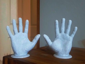 la ayuda de las manos joyería titular los hogares cosmético mano exhibición pie 3d print model - Mito3D