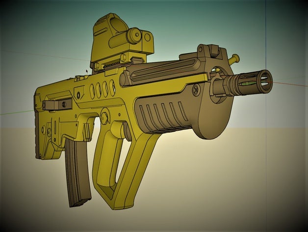 tar-21 - scal 1 4 scans & replicas gun 3D print model - Mito3D
