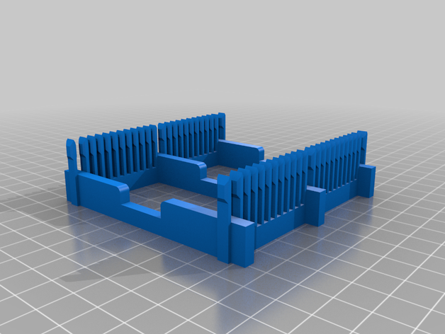 77 mm dupont-Kabel-organizer - Elektronik kundengebundene 3D print model - Mito3D