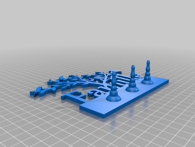 famille porte-clés 3D print model - Mito3D
