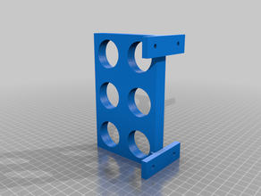 shot glass holder household supplies monoprice select mini mount solidworks 3d print model - Mito3D