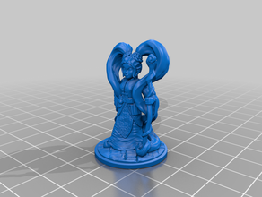 gnome mage 3d printing dnd miniature pathfinder 3d print model - Mito3D