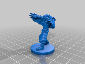 elf druid shaman 3d printing dnd elven highelf pathfinder 3d print model - Mito3D