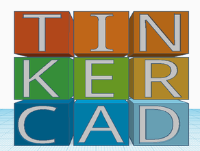 tinkercad logo modelli 3d print model - Mito3D