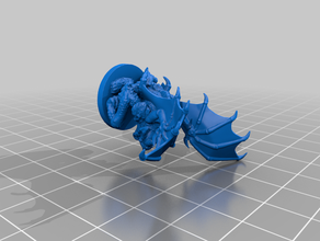 gargoyle-1 dnd gargoyle in miniatura 3d print model - Mito3D