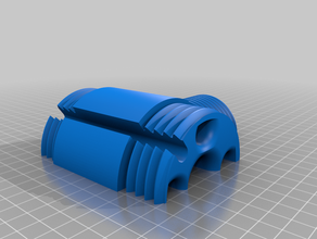 filament hopper quick removal 3d printing extruder filastruder grasshopper remove 3d print model - Mito3D