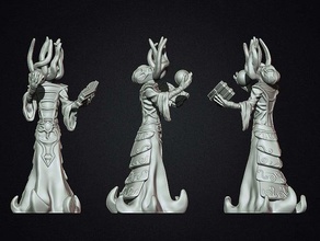dnd minyatür mindflayer canavar yeniden illithid yaratıklar 3d baskı aksiyon figürü karakter ekran mini dungeons dragons fantezi şekil model statik Heykeli heykel strateji oyunu masa üstü underdark 3d print model - Mito3D