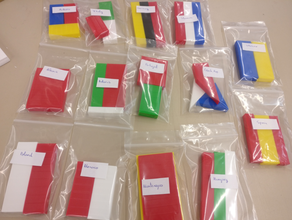 3d4kids Avrupa Birliği ekstra bayrakları egzersiz öğrenme bayraklar 3d print model - Mito3D