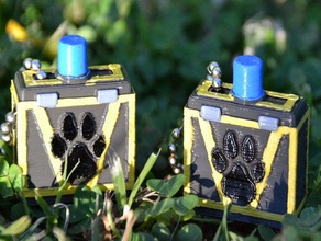 super animal royale mole caja llavero juegos y juguetes pixile 3d print model - Mito3D