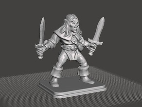 heroquest - elf alb varyasyon oyuncaklar ve oyunlar 28 mm dungeons dragons gamesworkshop minyatür rol yapma 3d print model - Mito3D