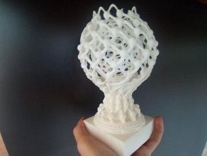 kap sanat 3d voronoi tasarım ödül kupa alışılmadık 3d print model - Mito3D