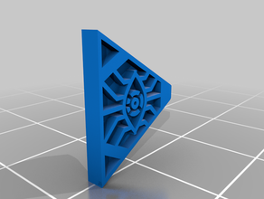 illuminati kolye takı göz 3d print model - Mito3D