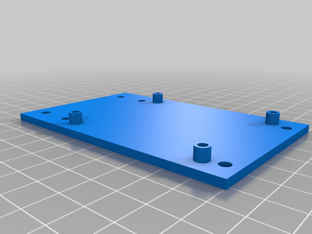 pi-Platten - Elektronik raspberry pi 3D print model - Mito3D