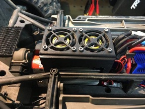 xmaxx motor del ventilador de stock r c vehículos 3d print model - Mito3D