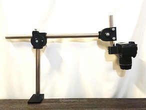 diy camera desk stand stainless steel 3d print model - Mito3D