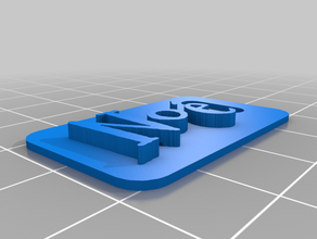 noe sinais e logotipos personalizado 3d print model - Mito3D