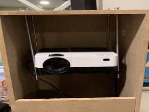 projektör kutusu süspansiyon ayarlayıcısı elektronik ayarlayın monte edin 3d print model - Mito3D