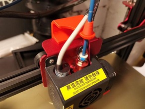 cr-10s pro filament tube holder 3d-Drucker Teile 3d print model - Mito3D