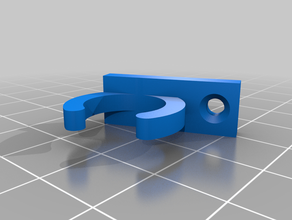 3 8-Zoll-clip-split-loom-Abdeckung 3d Drucker Zubehör Kabel-clip 3d print model - Mito3D