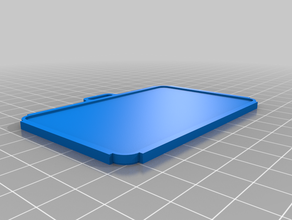 simple id holder identification card 3d print model - Mito3D