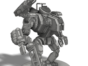 'castlex-b' battaglia automa modello di robot 30k da combattimento imperial mech in miniatura miniature modulare starwars wargame warhammer 40k 3d print model - Mito3D
