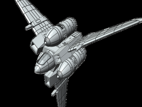 morningstar fighter models star wars zarkus model kits 3d print model - Mito3D
