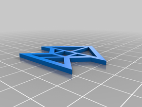 tangram de pescado colgante la joyería 3d print model - Mito3D