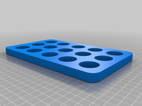 quarter coin tube organizer hobby holder equation 3d print model - Mito3D